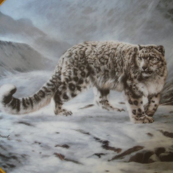 FLEETING ENCOUNTER: Bradford Exchange Art Plate - Picture 3 of 7